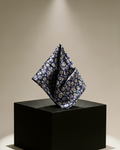 MIDNIGHT BLOOM POCKET SQUARE (13 - 13 INCHES)