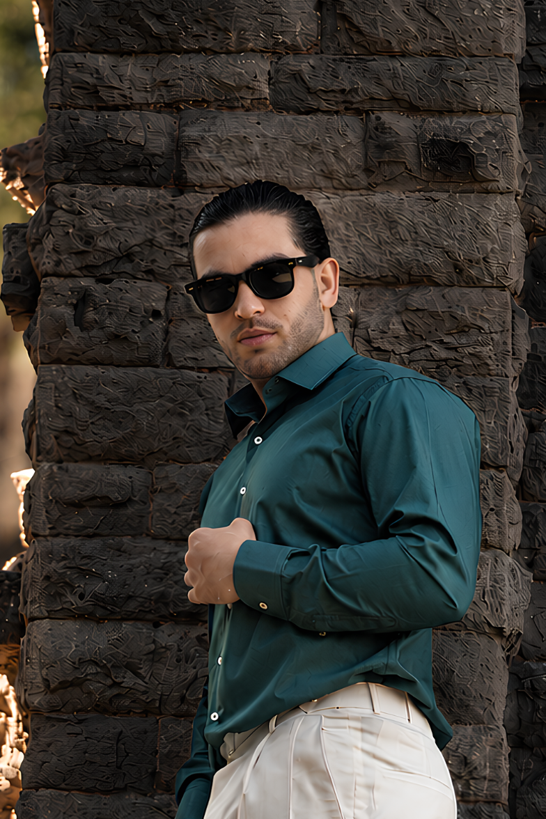 Formal Men Emerald Shirt