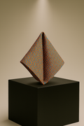 SUNSET GRID POCKET SQUARE (13 - 13 INCHES)