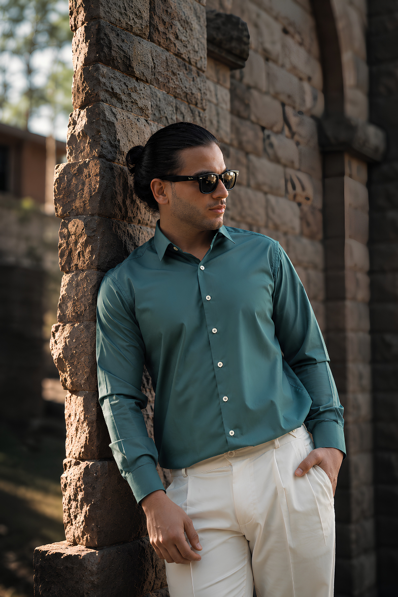 Formal Men Emerald Shirt