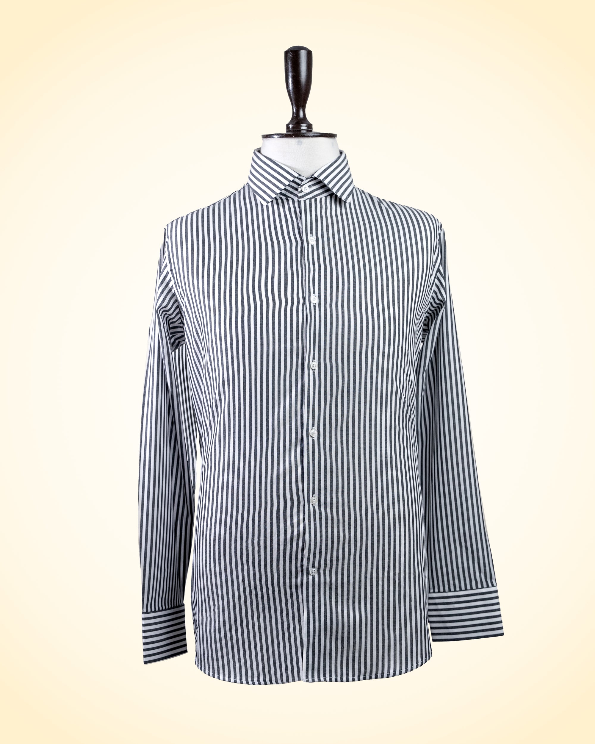 Black Lined Formal Shirt