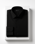 Plain Black Shirt _ Cotton