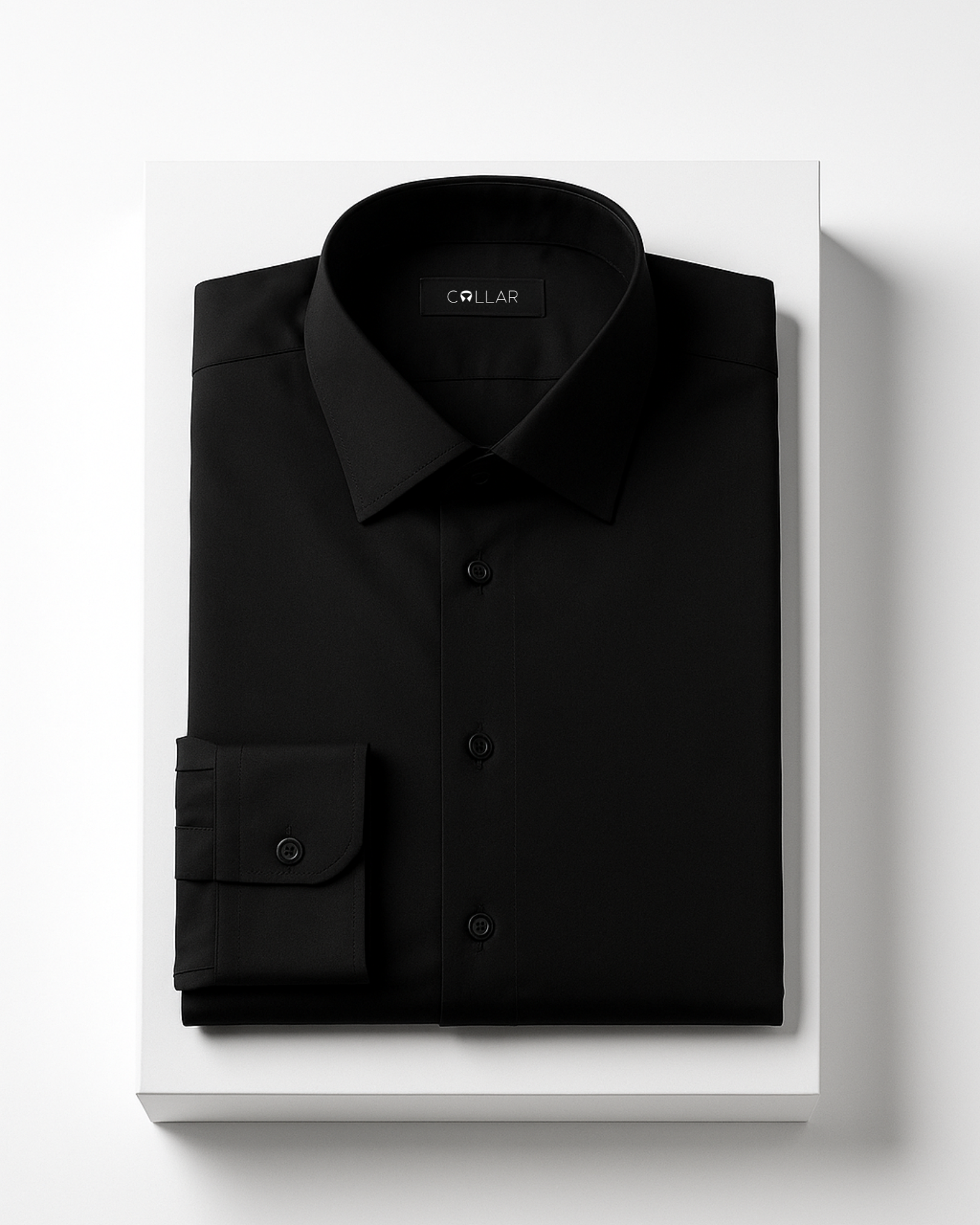 Plain Black Shirt _ Cotton