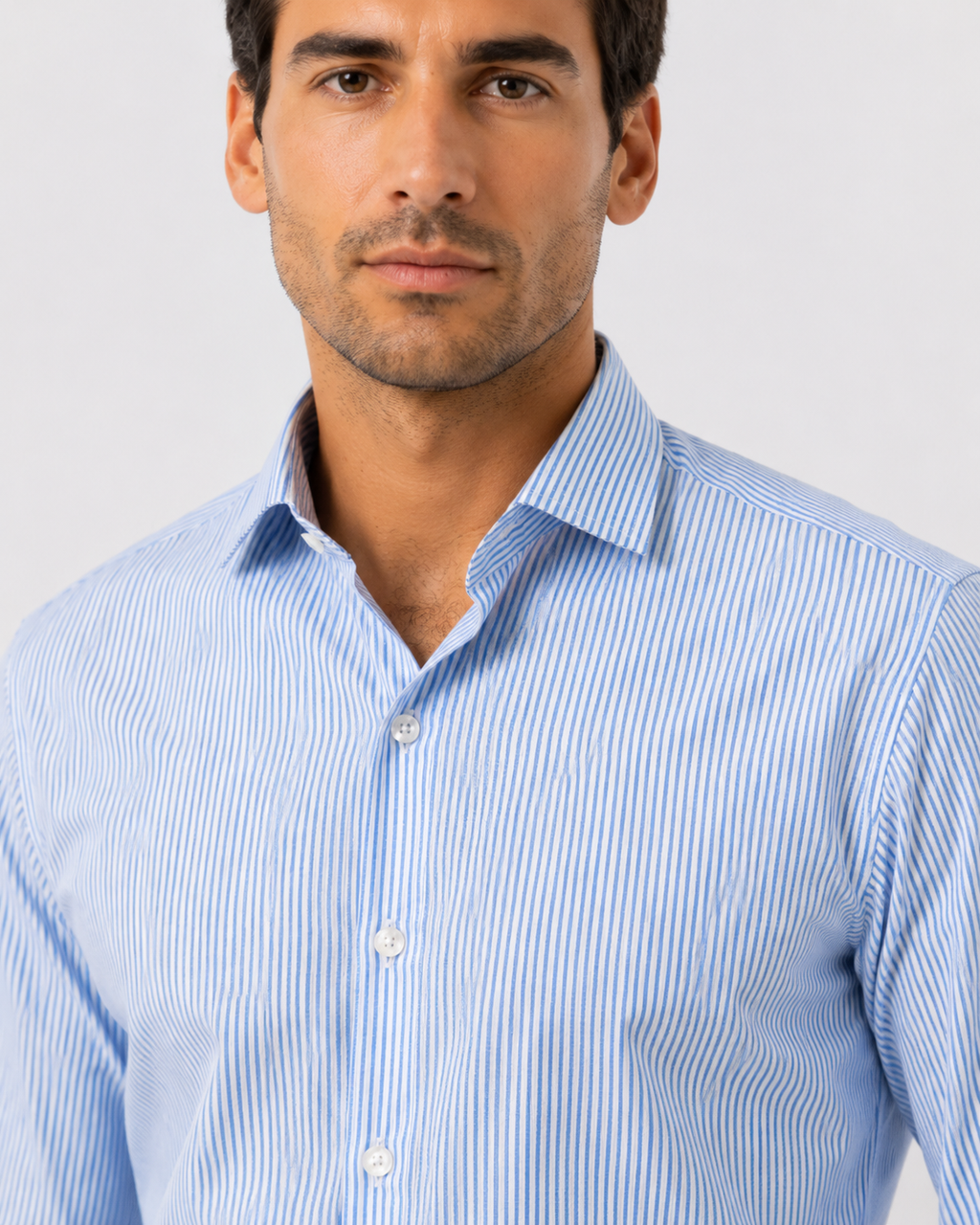 Textured Blue Shirt